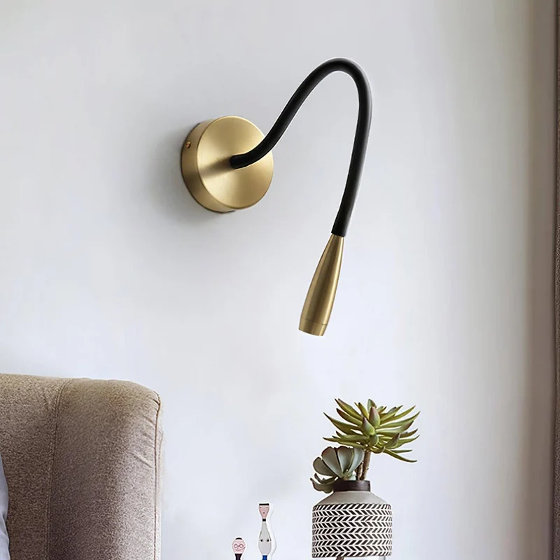 Elegant LED Væglampe med Justerbar Lysretning