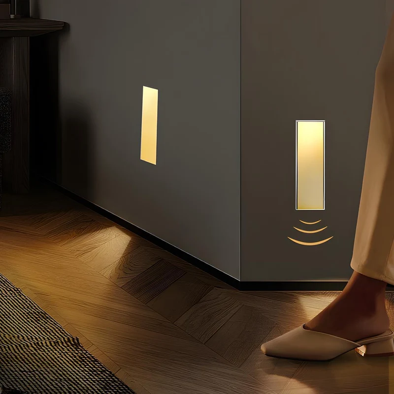 Smart LED-væglampe med sensor – energibesparende design