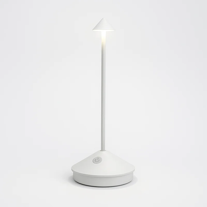 Trådløs LED Bordlampe med Dimbart, Vejrbestandigt Design