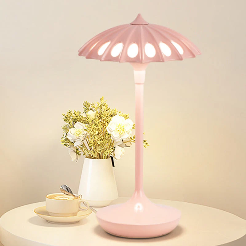 Unik Akryl Bordlampe med Hyggebelysning i Moderne Design