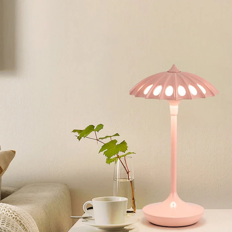 Unik Akryl Bordlampe med Hyggebelysning i Moderne Design