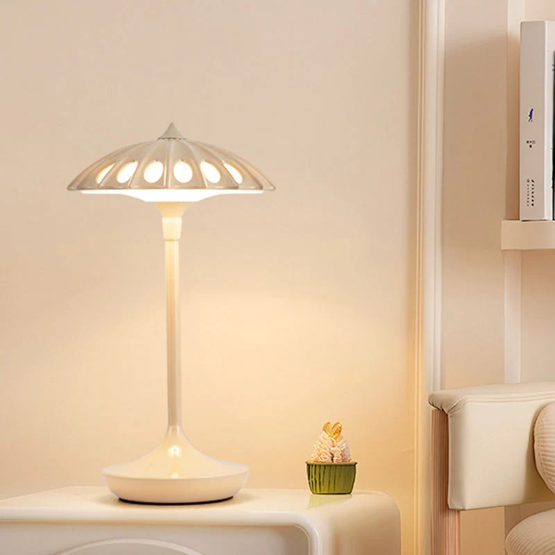 Unik Akryl Bordlampe med Hyggebelysning i Moderne Design