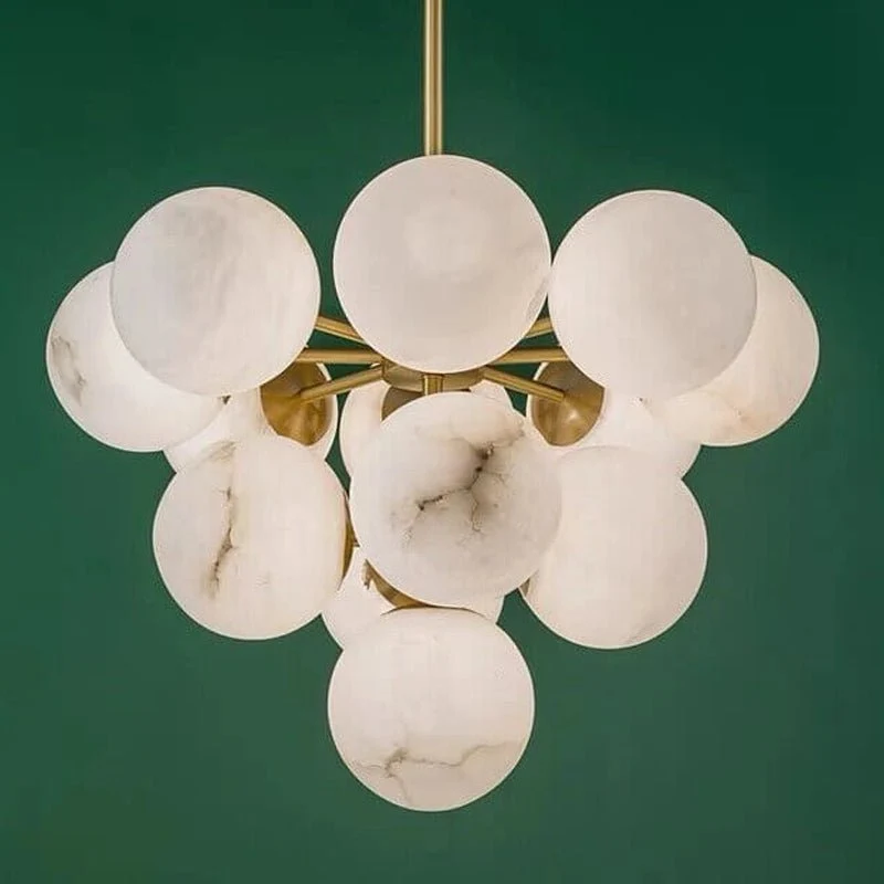 Eksklusiv Alabaster Pendel - Skab Hygge og Elegance