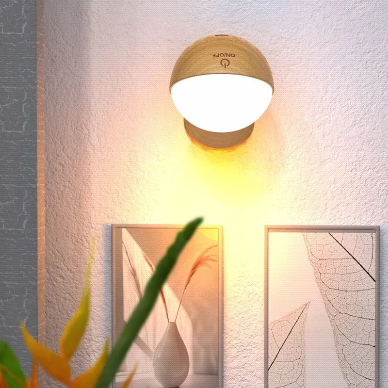Drejelig Væglampe med Genopladelig LED til Fleksibel Belysning