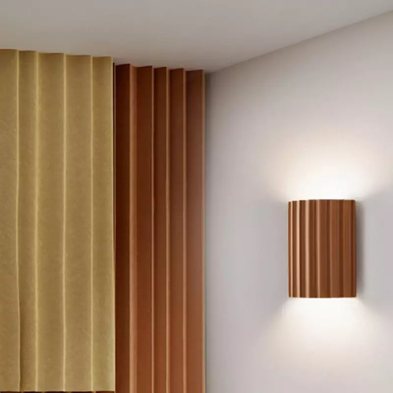 Moderne LED Væglampe med Blødt Stemningslys til Hjemmet