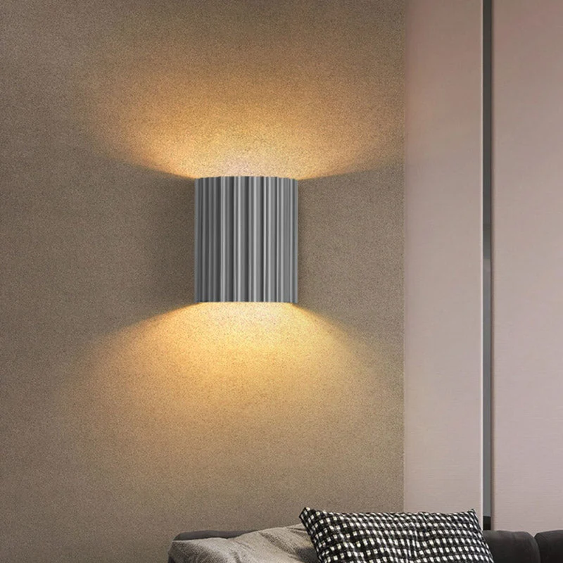 Moderne LED Væglampe med Blødt Stemningslys til Hjemmet
