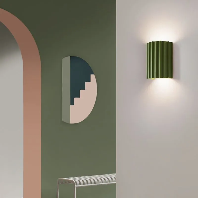 Moderne LED Væglampe med Blødt Stemningslys til Hjemmet