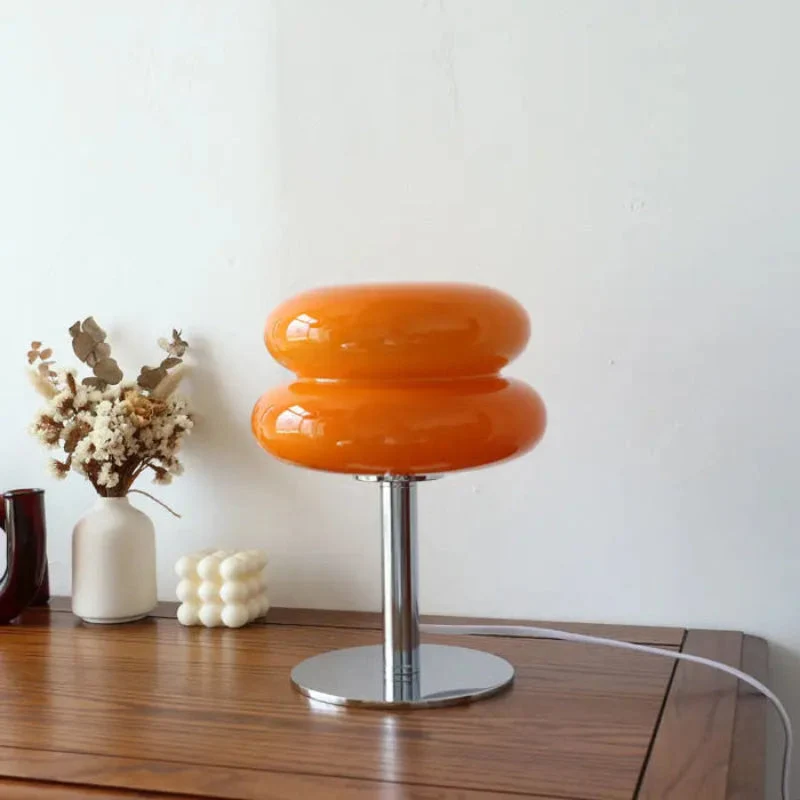 Elegant Batteridrevet Bordlampe med Blødt Lys