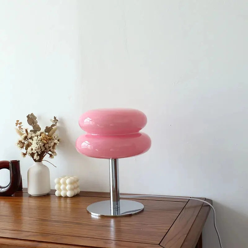 Elegant Batteridrevet Bordlampe med Blødt Lys
