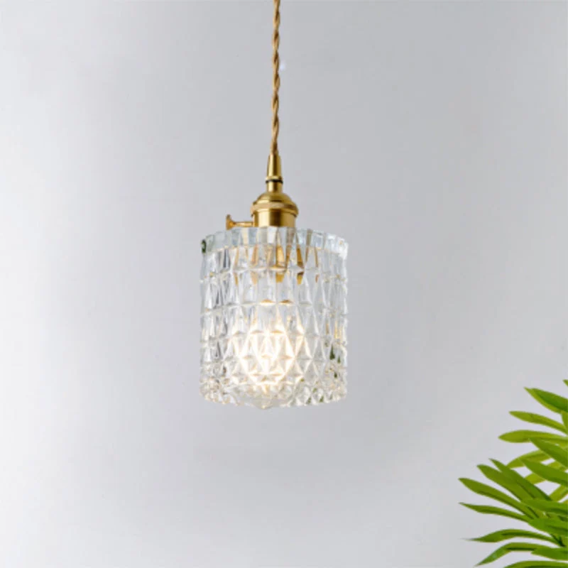Minimalistisk Glaspendel med Håndblæst Elegance til Spisestue