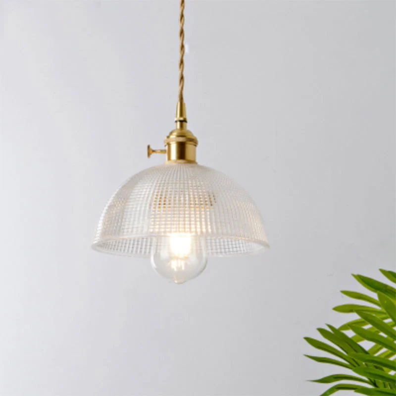 Minimalistisk Glaspendel med Håndblæst Elegance til Spisestue