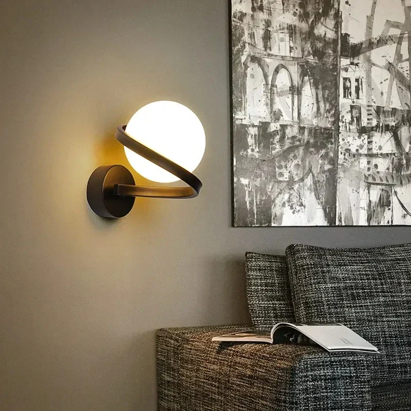 Stilfuld LED-væglampe med blød belysning og elegant design