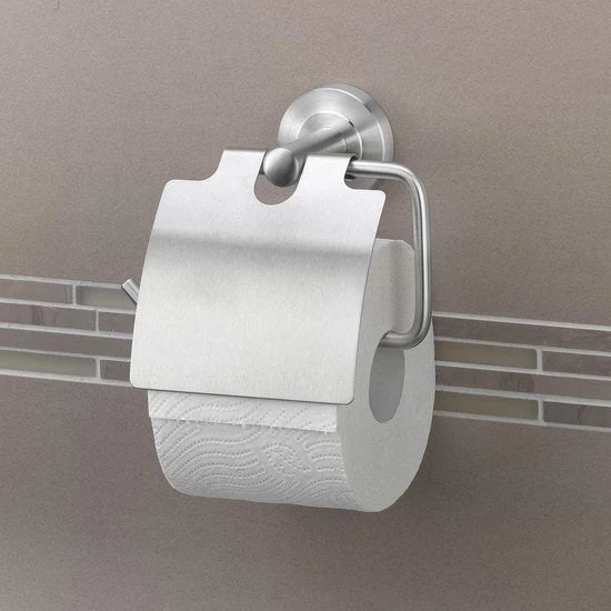 Stilfuld Toiletpapirholder i Rustfrit Stål med Anti-Fingeraftryk