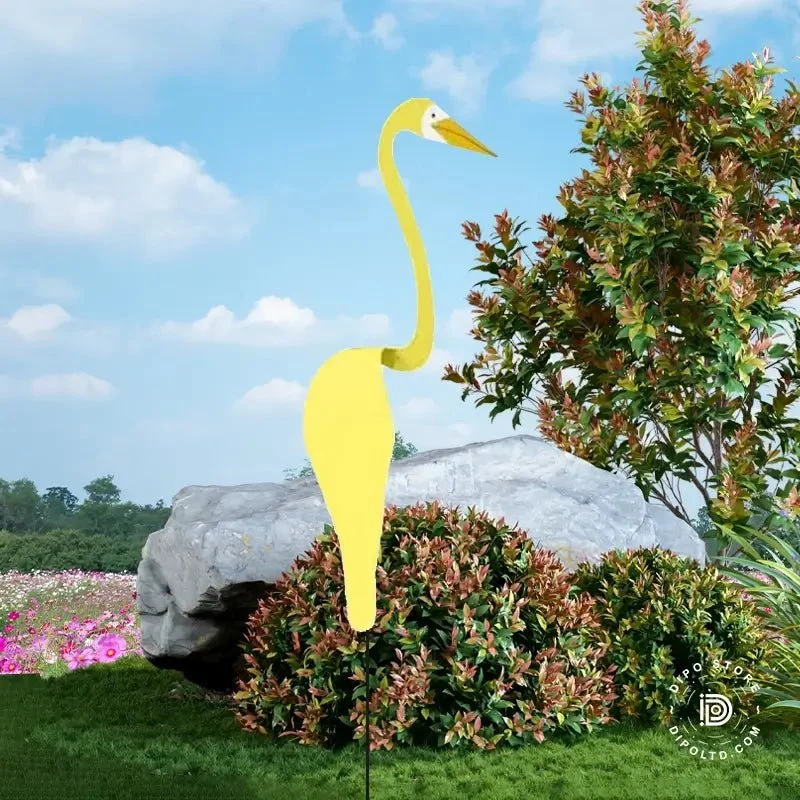 Livlig Flamingo Vindspinner til Haven - Skab Magisk Bevægelse