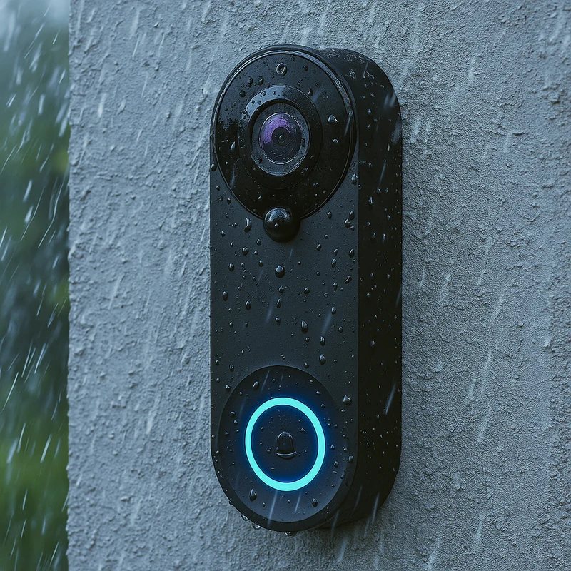Trådløs dørklokke med HD-kamera og natvision for sikkerhed