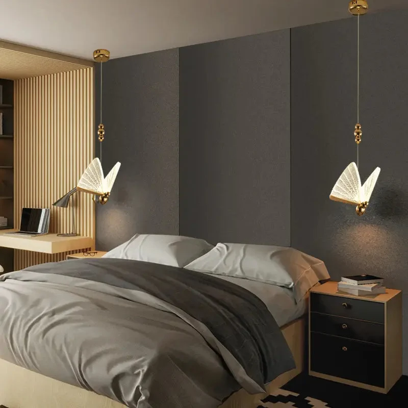 Fortryllende Sommerfugl-LED Lampe - Blød Belysning til Hjemmet