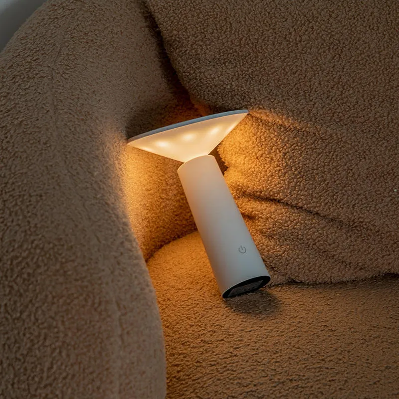 Genopladelig LED Bordlampe med Justerbart Lysdesign