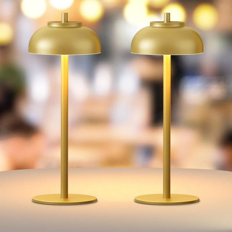Trådløs LED-bordlampe med touch og hurtig opladning