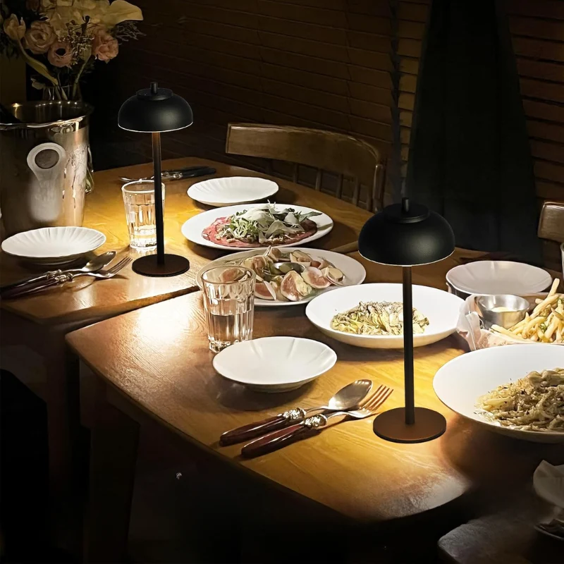 Trådløs LED-bordlampe med touch og hurtig opladning