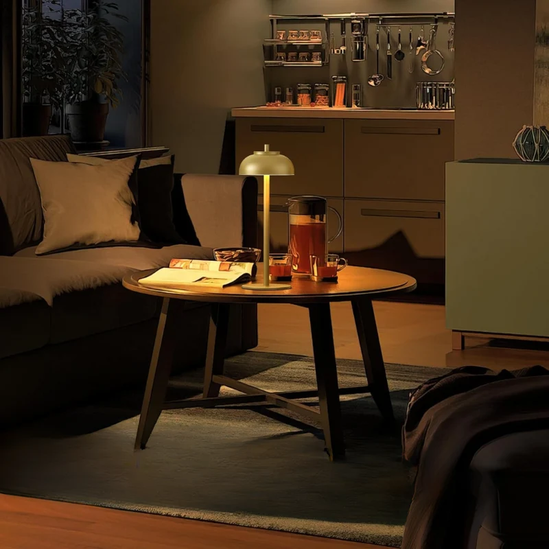 Trådløs LED-bordlampe med touch og hurtig opladning