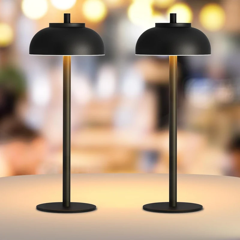 Trådløs LED-bordlampe med touch og hurtig opladning