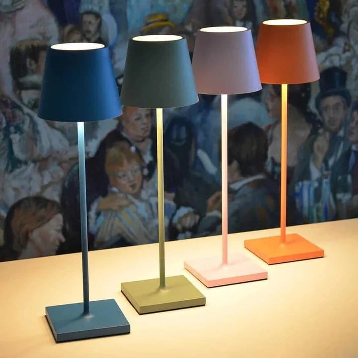 Trådløs bordlampe med lang batteritid og elegant design