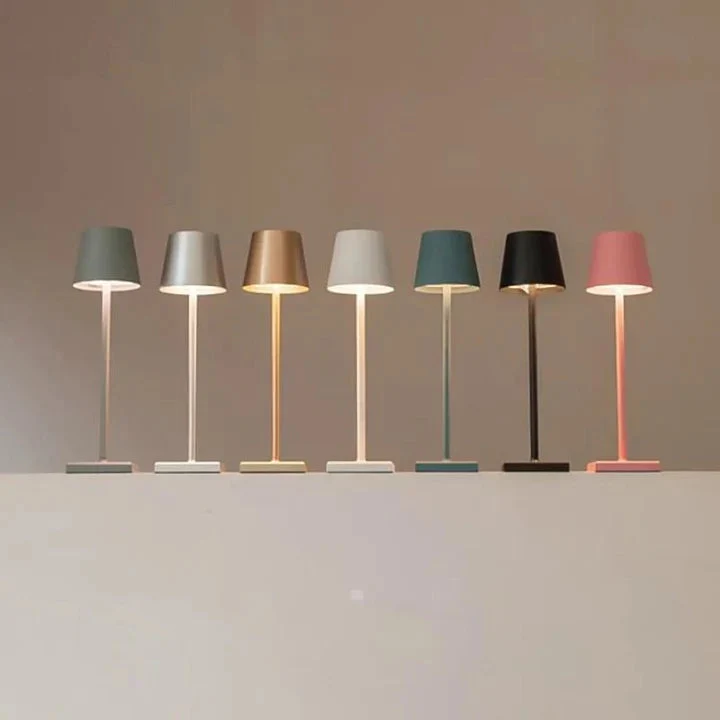 Trådløs bordlampe med lang batteritid og elegant design