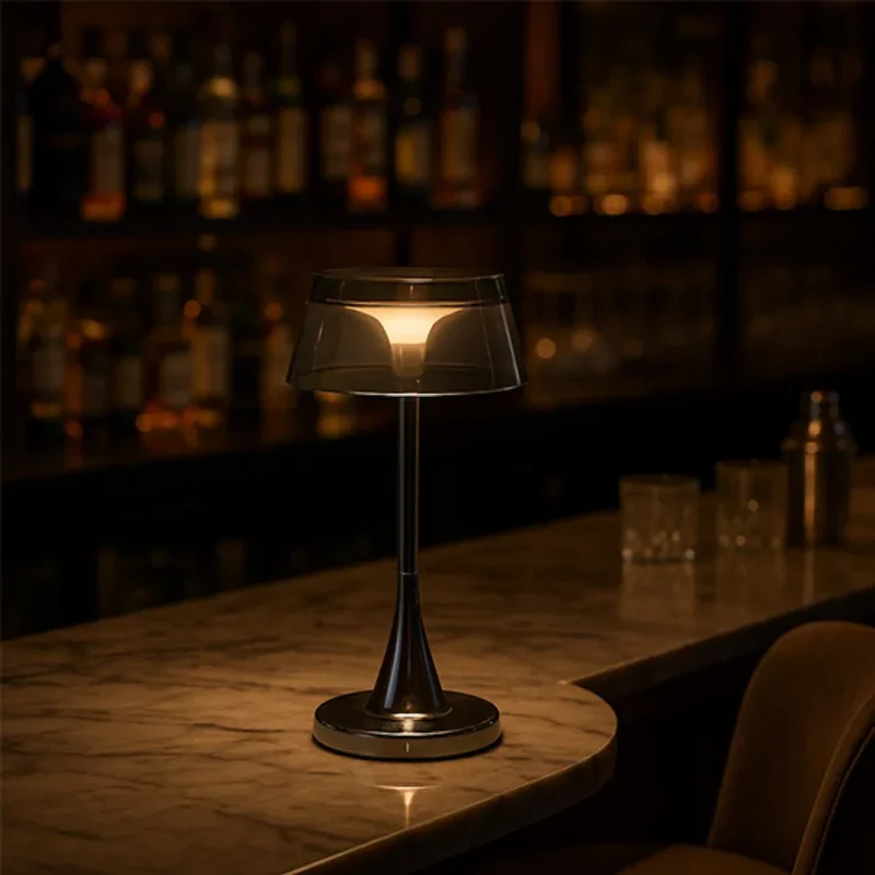 Stilfuld Trådløs LED Lampe med Lang Batteritid