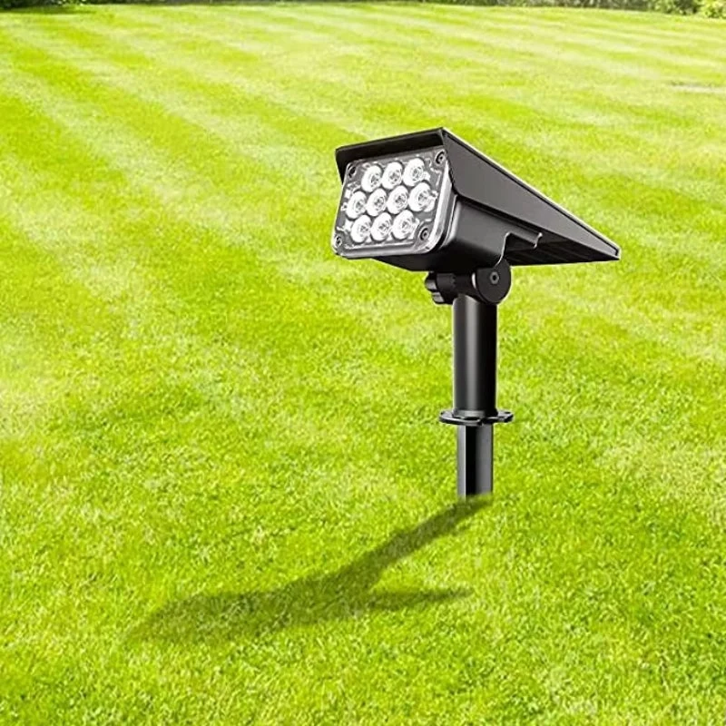 Solcelledrevne LED Spotlys med Automatisk Tænding