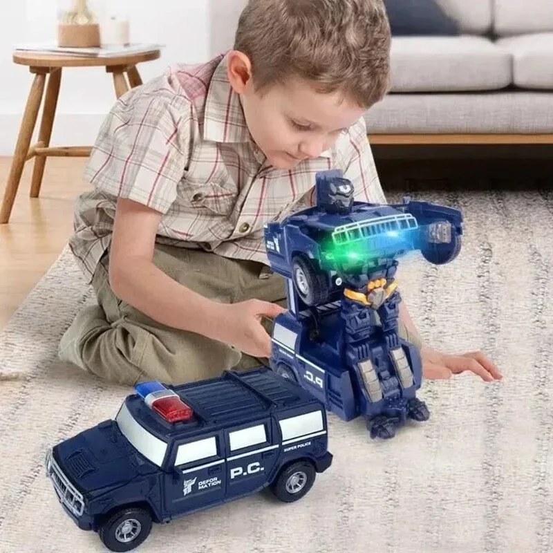 Transformerende Robotbil: Kreativ Leg med Action og Fantasi