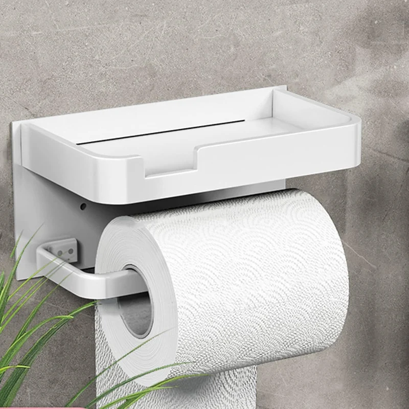 Stilren Toiletpapirholder med Poleret Finish og Nem Montering