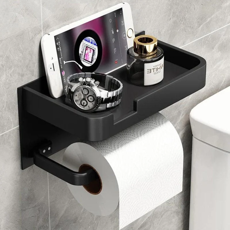 Stilren Toiletpapirholder med Poleret Finish og Nem Montering