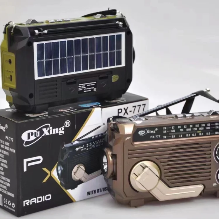 Retro Soldrevet Radio med AM/FM/SW og Bæredygtig Energi