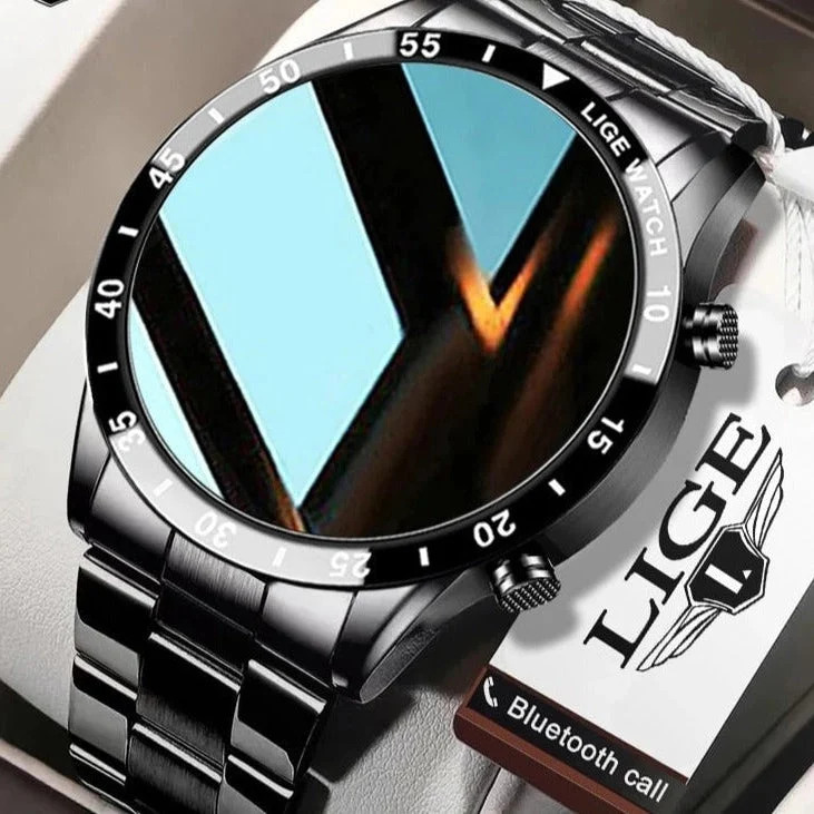 Elegant Smartwatch med Avanceret Sundhedsovervågning
