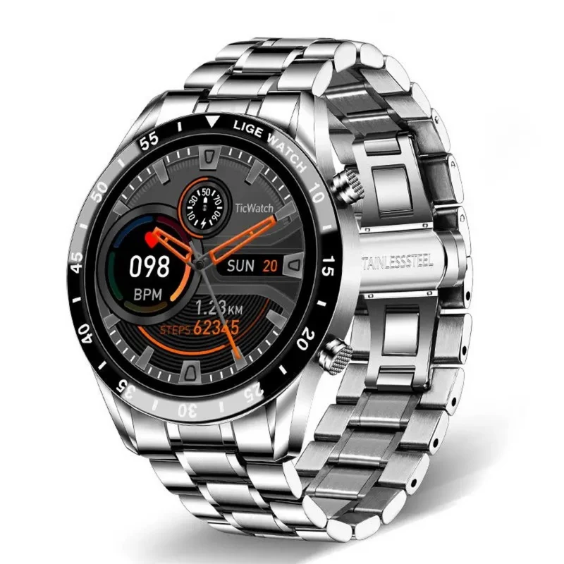 Elegant Smartwatch med Avanceret Sundhedsovervågning