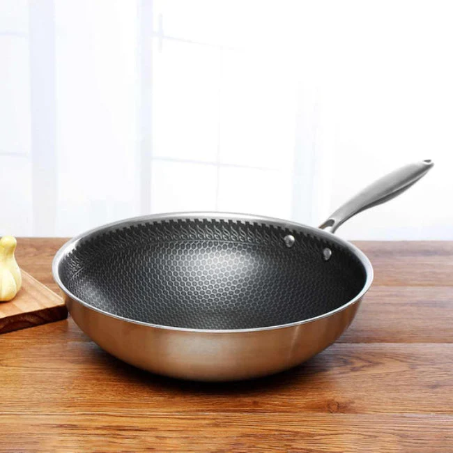 Sund Non-stick Stegepande i Rustfrit Stål, 28 cm