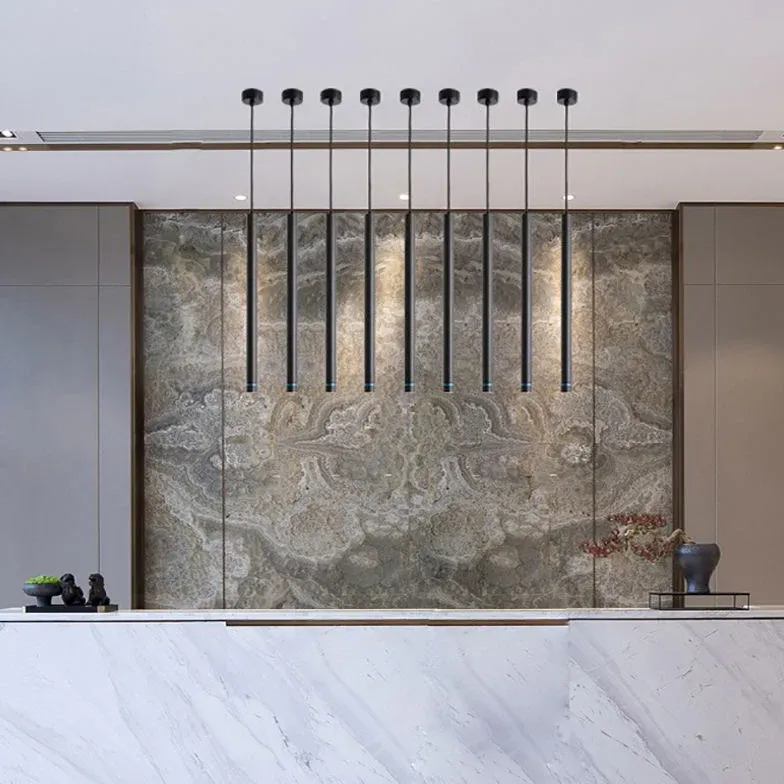 Elegant skandinavisk pendel med energibesparende LED-lys