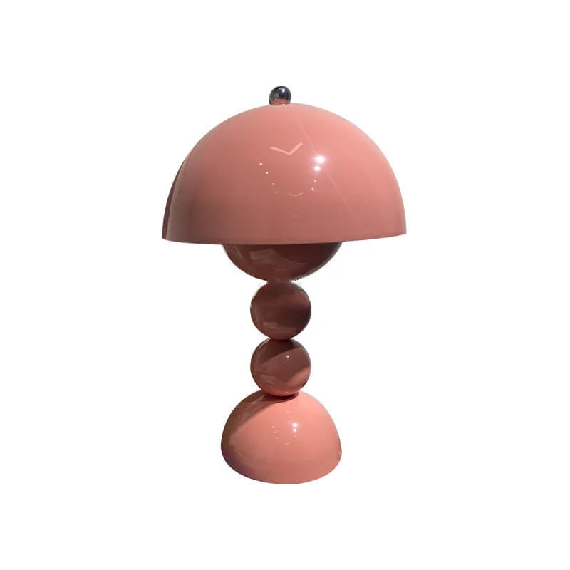 Elegant Nordisk Bordlampe med Moderne Svampedesign