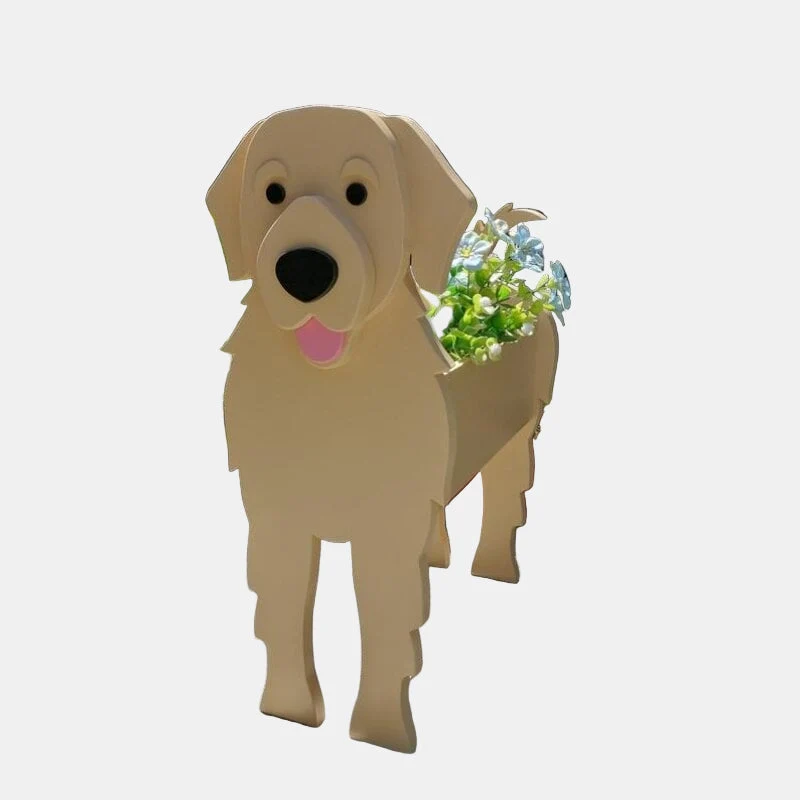 Unik Kæledyr Blomsterkrukke i Håndmalet Design