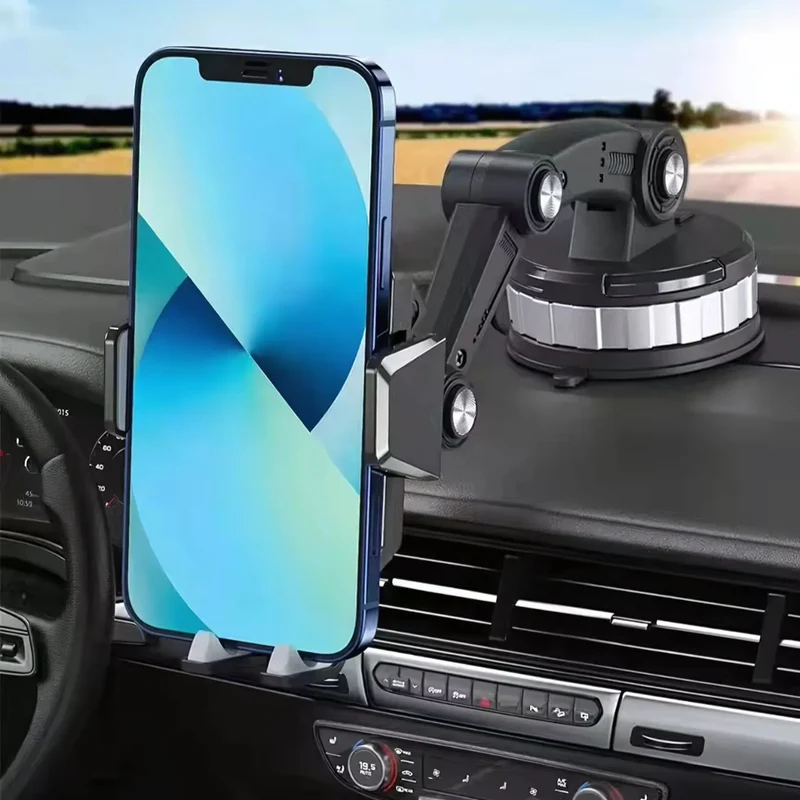 Smartphone Holder til Bil - Sikker Montering & 360° Fleksibilitet