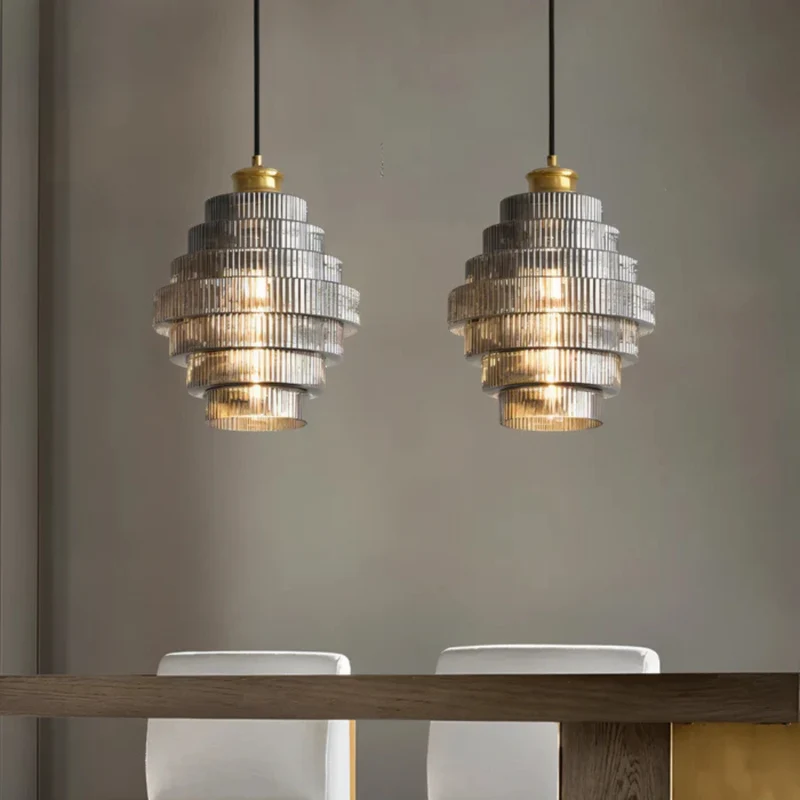 Retro Glaspendel med Varmt LED-lys til Stilfuldt Hjem