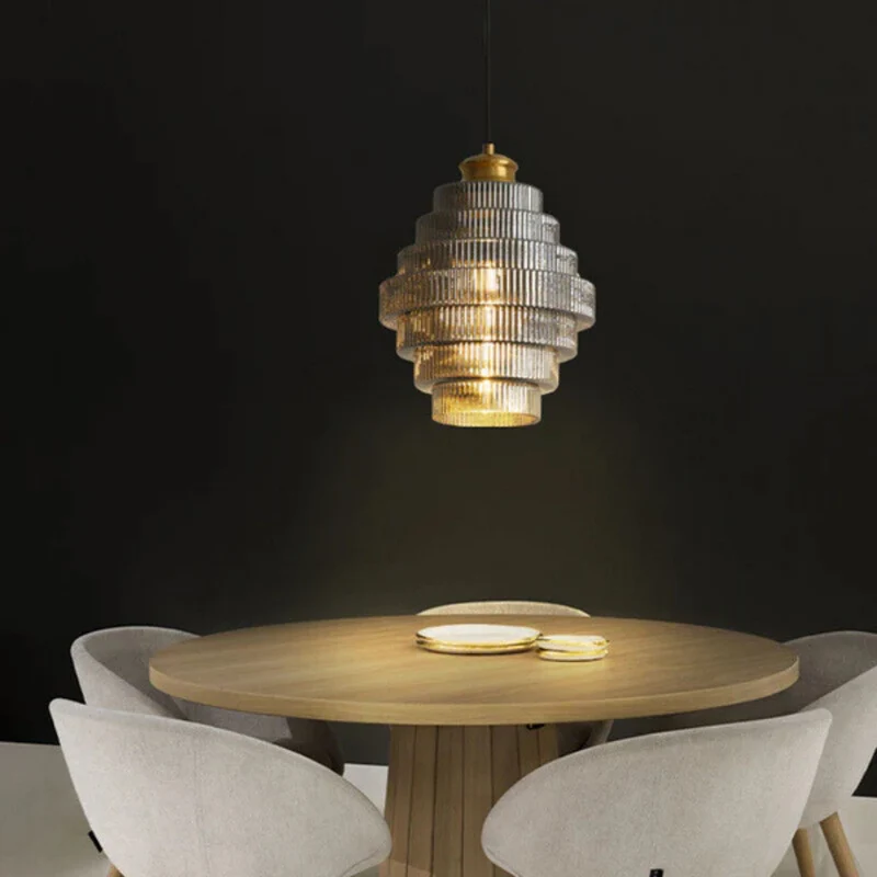 Retro Glaspendel med Varmt LED-lys til Stilfuldt Hjem