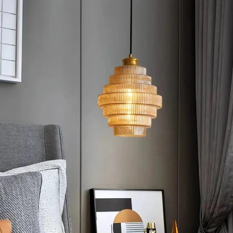 Retro Glaspendel med Varmt LED-lys til Stilfuldt Hjem