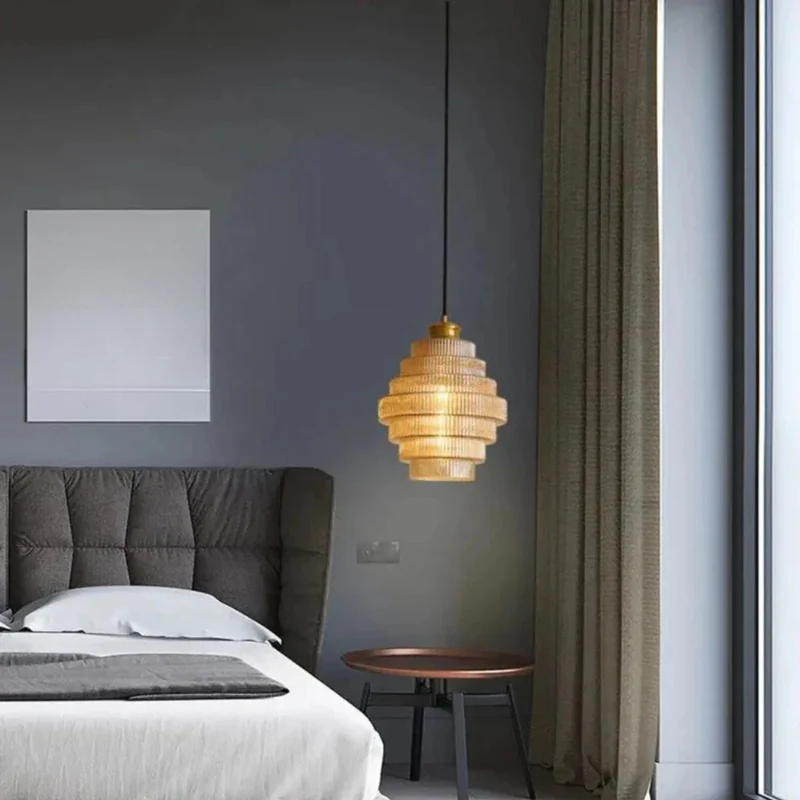 Retro Glaspendel med Varmt LED-lys til Stilfuldt Hjem