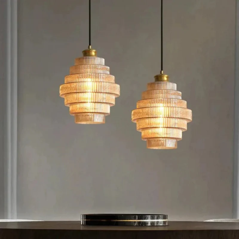 Retro Glaspendel med Varmt LED-lys til Stilfuldt Hjem