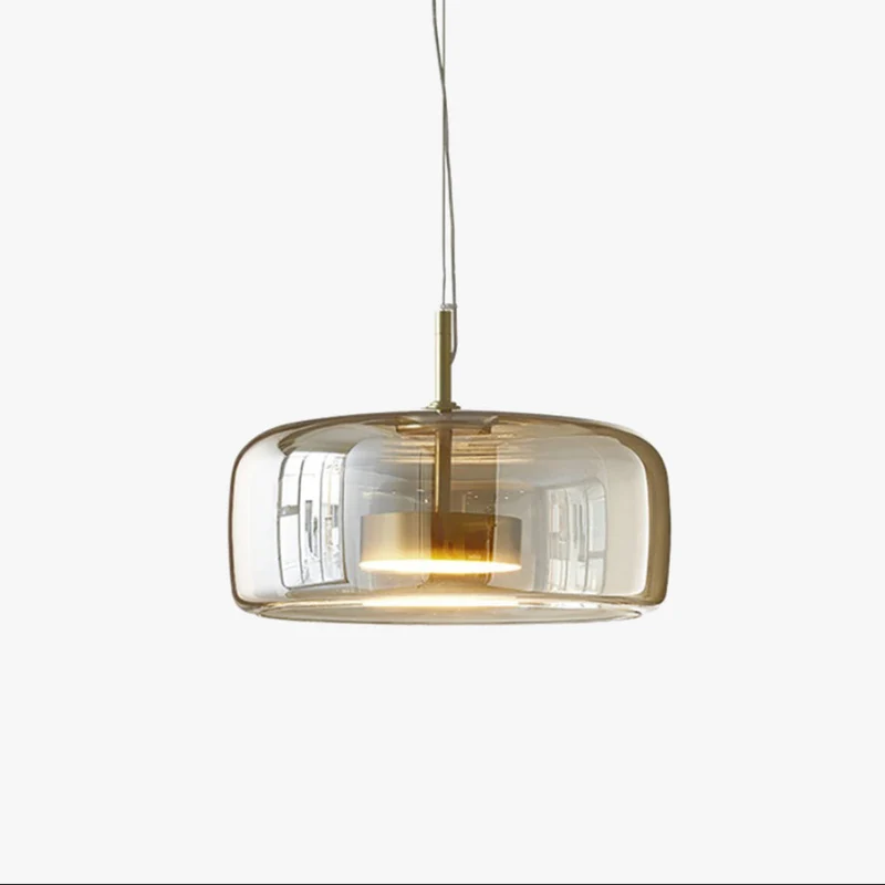 Gylden Retro LED Pendel med Energioptimeret Belysning