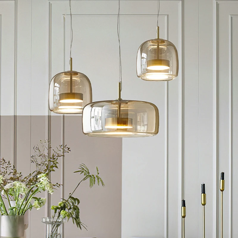 Gylden Retro LED Pendel med Energioptimeret Belysning