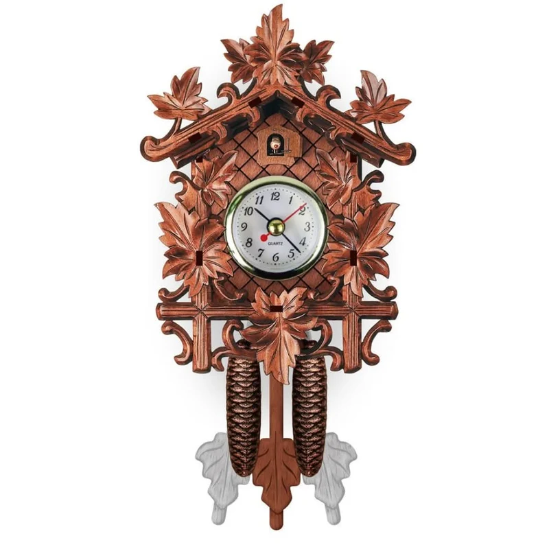 Retro Vægur med Pendul - Klassisk Design til Moderne Hjem