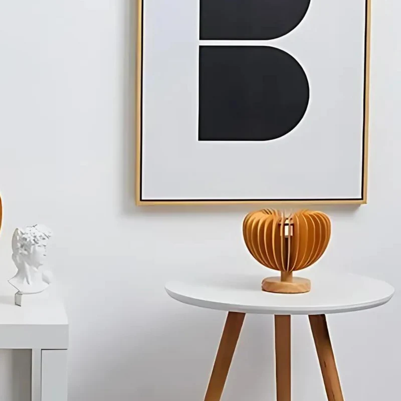 Sammenklappelig LED-lampe med vintage design og USB-opladning