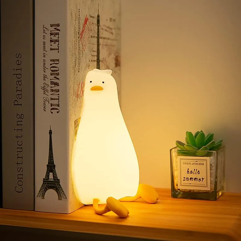 Børnevenlig Natlampe med Dæmpbar Lys og Mobilholder